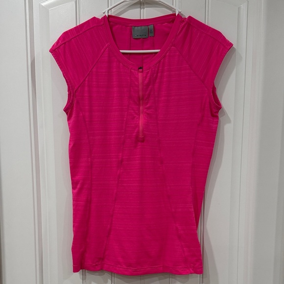 EUC Athleta Pacifica Hot Pink Top - Picture 2 of 7